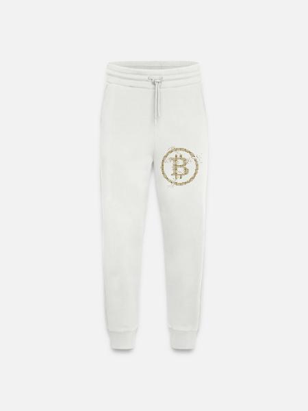 Bitcoin - Jogging Pants - made by SPREAD  - OFF WHITE