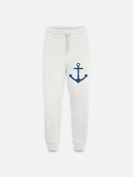 Ancre - Pantalon de jogging bio décontracté fabriqué en UE - OFF WHITE