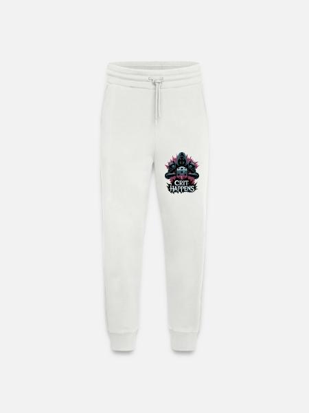 Crit Happens - Jogging Pants - made by SPREAD  - OFF WHITE