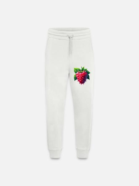 Runny leafy raspberry - Jogging Pants - made by SPREAD - OFF WHITE