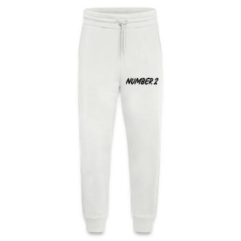 Numéro 2 - deux - deuxième - deuxième - 2 - numéro 2 - Pantalon de jogging bio décontracté fabriqué en UE - OFF WHITE - Devant
