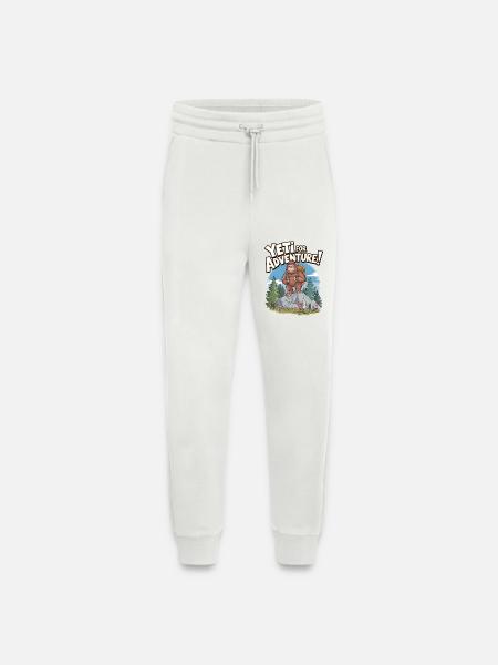 Yeti For Adventure - Jogging Pants - made by SPREAD - OFF WHITE