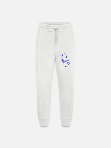 Klo WC Toilette - Jogginghose - made by SPREAD - OFF WHITE