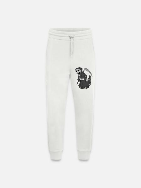 Grim Reaper laughs funny - Jogging Pants - made by SPREAD  - OFF WHITE