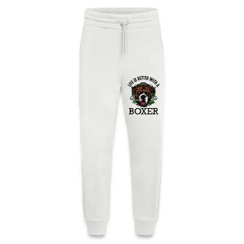 boxer - Jogging Pants - made by SPREAD  - OFF WHITE - Front