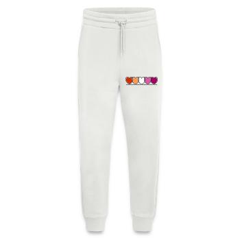 Lesbian Lesbian Hearts - Jogging Pants - made by SPREAD  - OFF WHITE - Front
