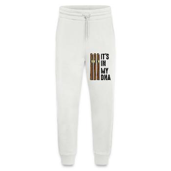 C'est dans mon ADN cigares fumer citation cadeau - Pantalon de jogging bio décontracté fabriqué en UE - OFF WHITE - Devant