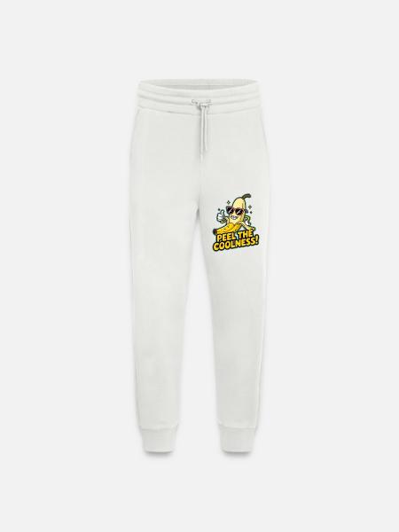 Pelez la fraîcheur ! - Pantalon de jogging bio décontracté fabriqué en UE - OFF WHITE