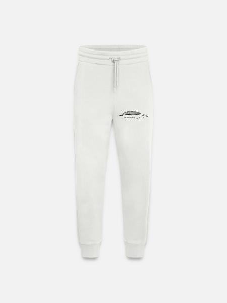 feather - Jogging Pants - made by SPREAD  - OFF WHITE
