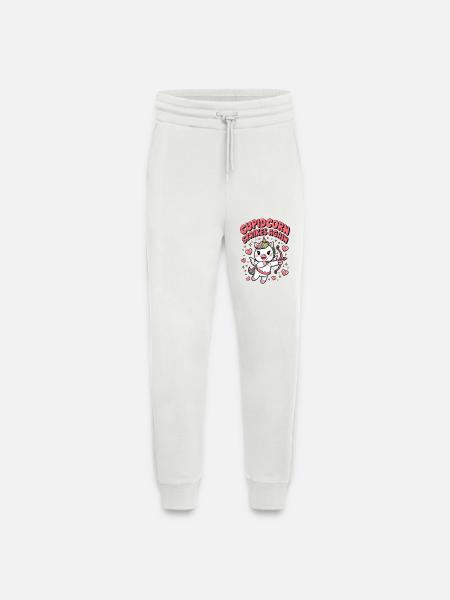 Cupidcorn Strikes Again - Jogging Pants - made by SPREAD  - OFF WHITE
