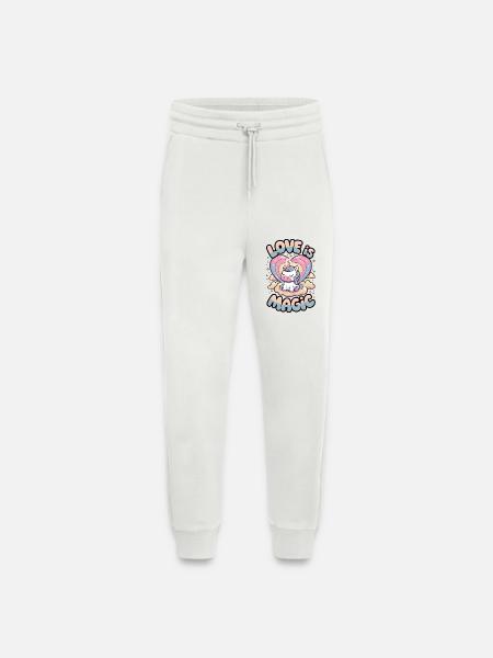 Love Is Magic - Jogging Pants - made by SPREAD  - OFF WHITE