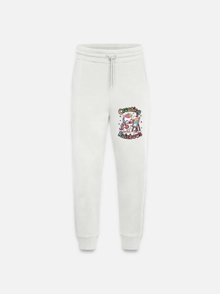 Creating Rainbows - Jogging Pants - made by SPREAD  - OFF WHITE