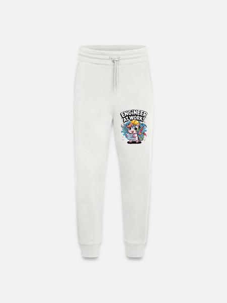 Engineer At Work! - Jogging Pants - made by SPREAD - OFF WHITE