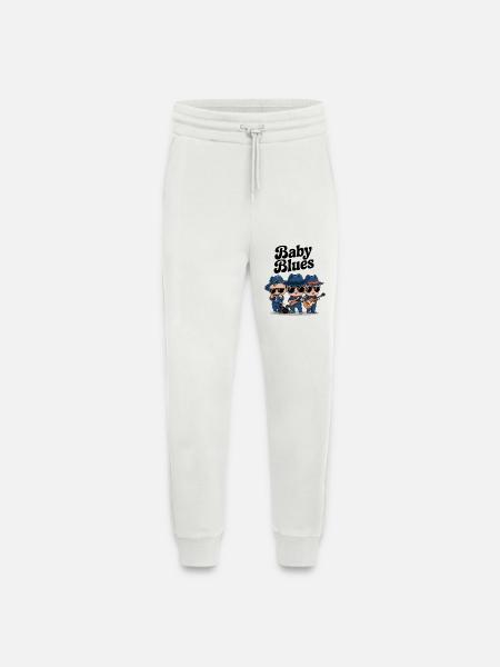 Baby Blues - Pantalon de jogging bio décontracté fabriqué en UE - OFF WHITE