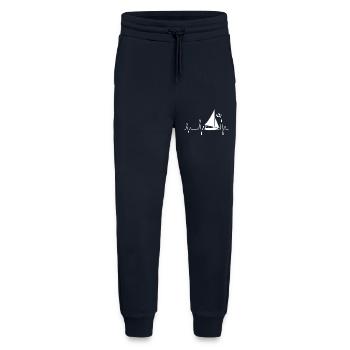 navigation à voile - Pantalon de jogging bio décontracté fabriqué en UE - DARK NAVY - Devant