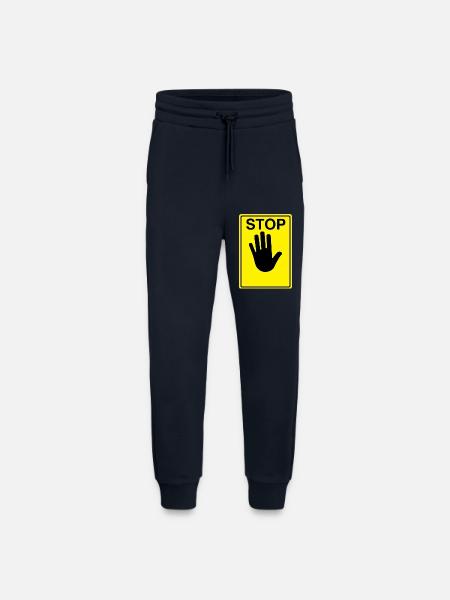 Stop Schild Logo - Jogginghose - made by SPREAD - DARK NAVY