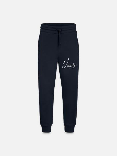 Namaste Schrift - Jogginghose - made by SPREAD - DARK NAVY
