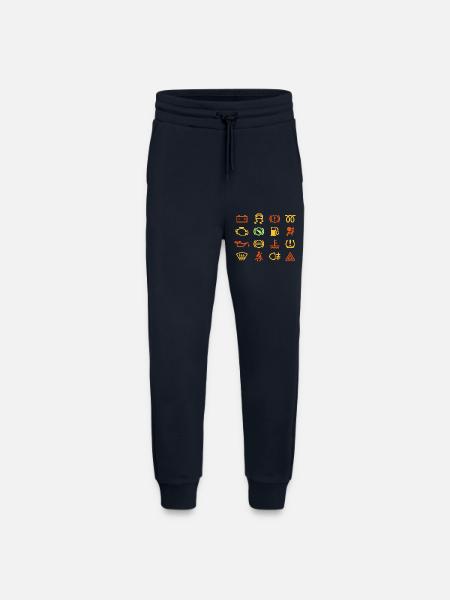 Car indicator lights - Jogging Pants - made by SPREAD - DARK NAVY