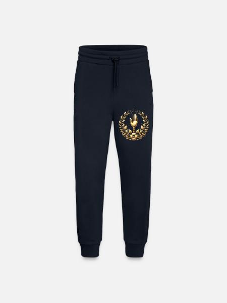 Gourmet Fork Logo - Jogging Pants - made by SPREAD  - DARK NAVY