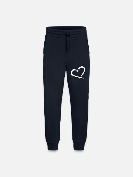 herz - Jogginghose - made by SPREAD - DARK NAVY