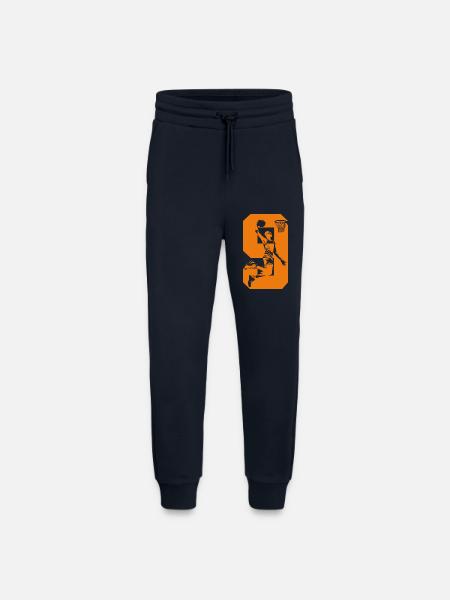 NUMBER 9 BASKETBALL 9TH BIRTHDAY - Jogging Pants - made by SPREAD - DARK NAVY