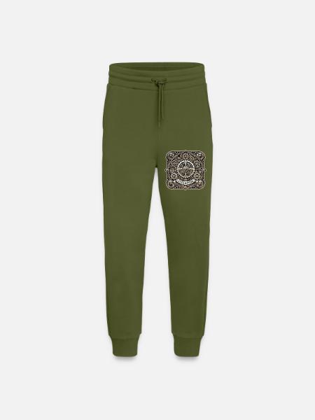 Steampunk Logo - Jogging Pants - made by SPREAD - MOSS GREEN