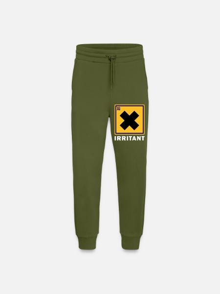 REIZENDES WARNZEICHEN - Jogginghose - made by SPREAD - MOSS GREEN