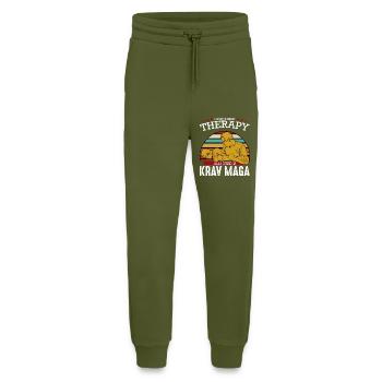Krav Maga - Pantalon de jogging bio décontracté fabriqué en UE - MOSS GREEN - Devant