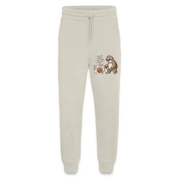 Zieh nicht so - Schnecke und Faultier - Jogginghose - made by SPREAD - WARM CLAY - Vorne