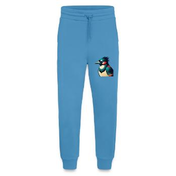 Blauhäher Zeichentrickfigur Buntes Haustier Tier - Jogginghose - made by SPREAD -  Sol Blue - Vorne