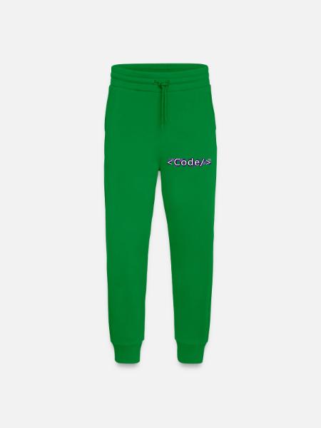 Code style (purple) - Pantalon de jogging bio décontracté fabriqué en UE - City Green