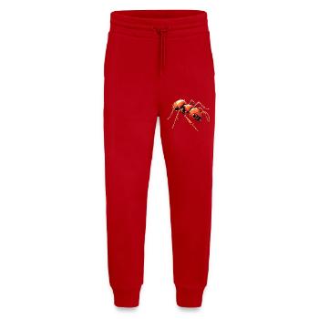fourmi fourmi de forêt fourmi de feu insecte fourmis mignonnes - Pantalon de jogging bio décontracté fabriqué en UE - rouge - Devant