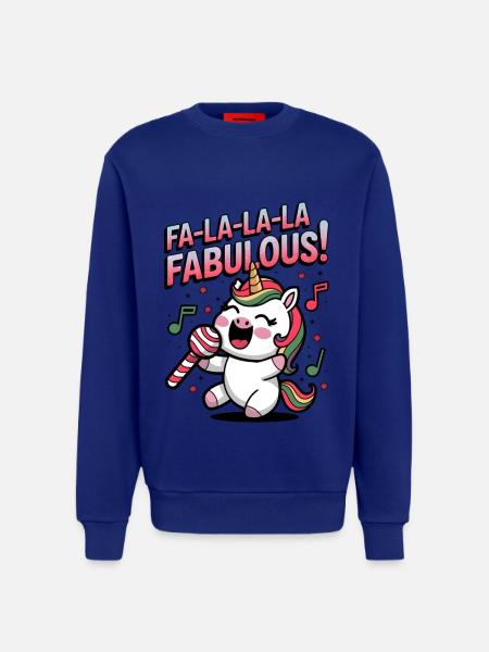 Fa-la-la-la Fabulous! - Sweatshirt - made by SPREAD  - Iconic Blue