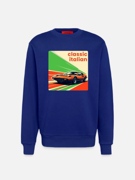 Classic Italian Sportscar - Sweatshirt - made by SPREAD - Iconic Blue