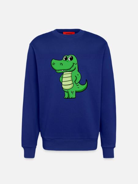 crocodile - Sweatshirt - made by SPREAD  - Iconic Blue