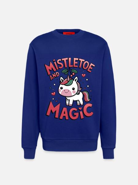 Mistletoe And Magic - Sweatshirt - made by SPREAD  - Iconic Blue