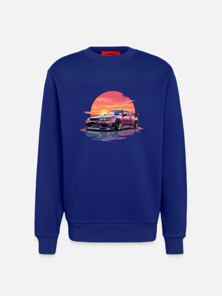 Skyline Sunset - Sweatshirt - made by SPREAD - Iconic Blue