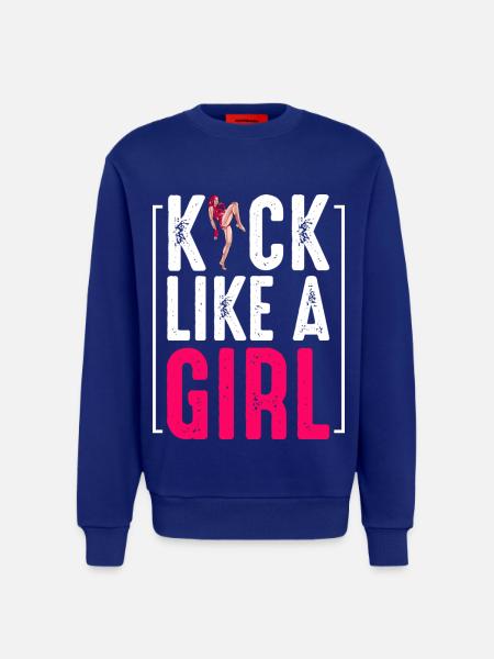 Kickboxing - Sweatshirt - made by SPREAD  - Iconic Blue