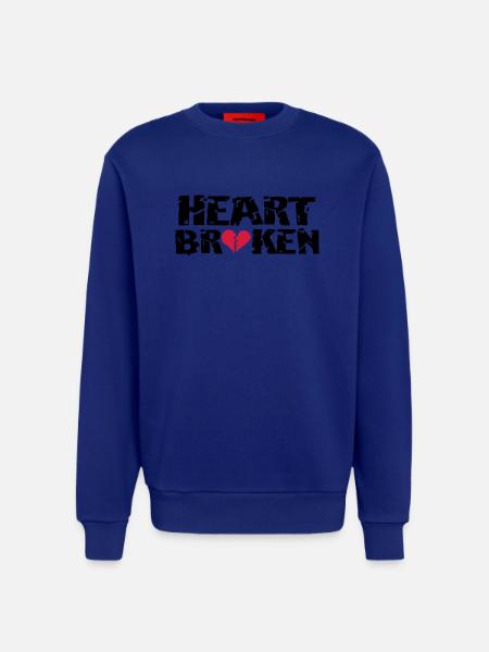 Heart <3Broken - Sweatshirt - made by SPREAD - Iconic Blue