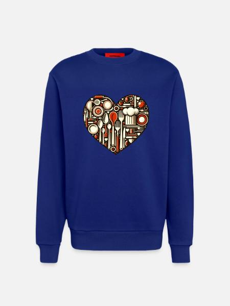 Küchenliebe Herz - Sweatshirt - made by SPREAD - Iconic Blue