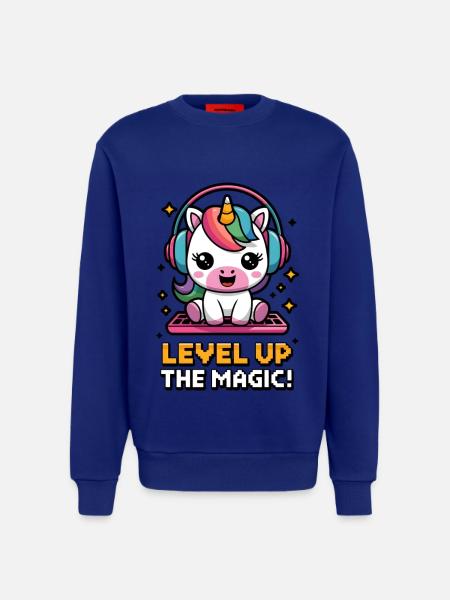 Level Up The Magic! - Sweatshirt - made by SPREAD - Iconic Blue