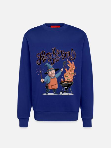 AbraKa-Dad-Bra ! - Sweat bio décontracté fabriqué en UE - Iconic Blue