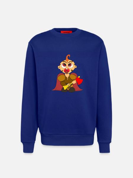 Bébé Goliath - Sweat bio décontracté fabriqué en UE - Iconic Blue