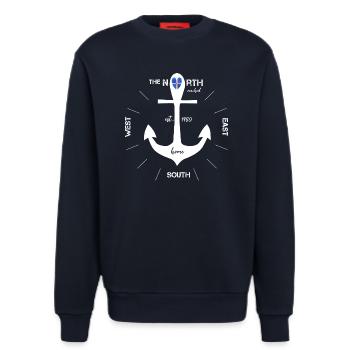 Anker Island Urlaub - Sweatshirt - made by SPREAD  - DARK NAVY - Vorne