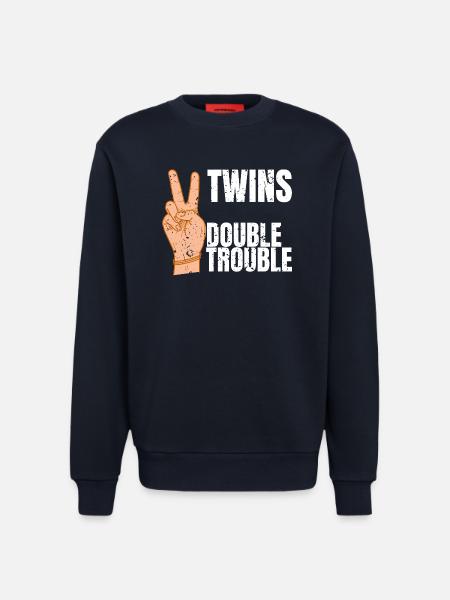 Gémeaux - Sweat bio décontracté fabriqué en UE - DARK NAVY