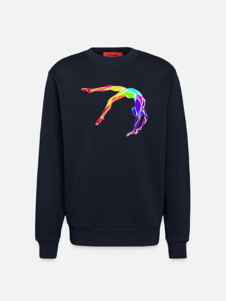 Gymnaste - Sweat bio décontracté fabriqué en UE - DARK NAVY