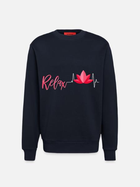 massage - Sweatshirt - made by SPREAD - DARK NAVY