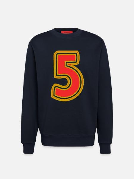 5 - Sweat bio décontracté fabriqué en UE - DARK NAVY