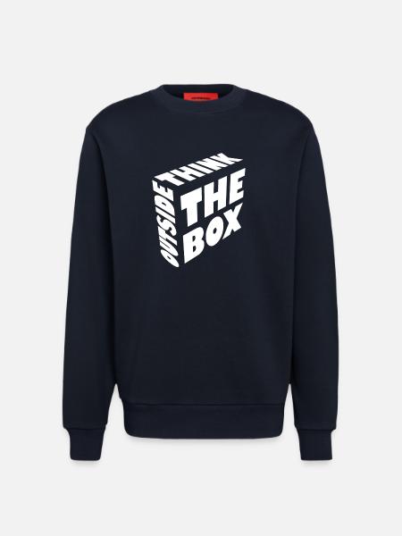 Think outside the box - Sweatshirt - made by SPREAD - DARK NAVY