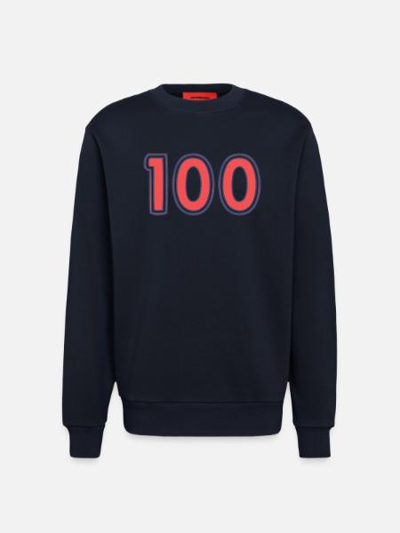 100. 100 YEARS. 100th ANNIVERSARY - Sweatshirt - made by SPREAD  - DARK NAVY